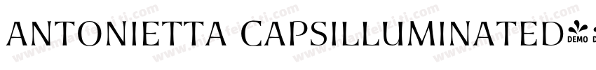 Antonietta CapsIlluminated字体转换